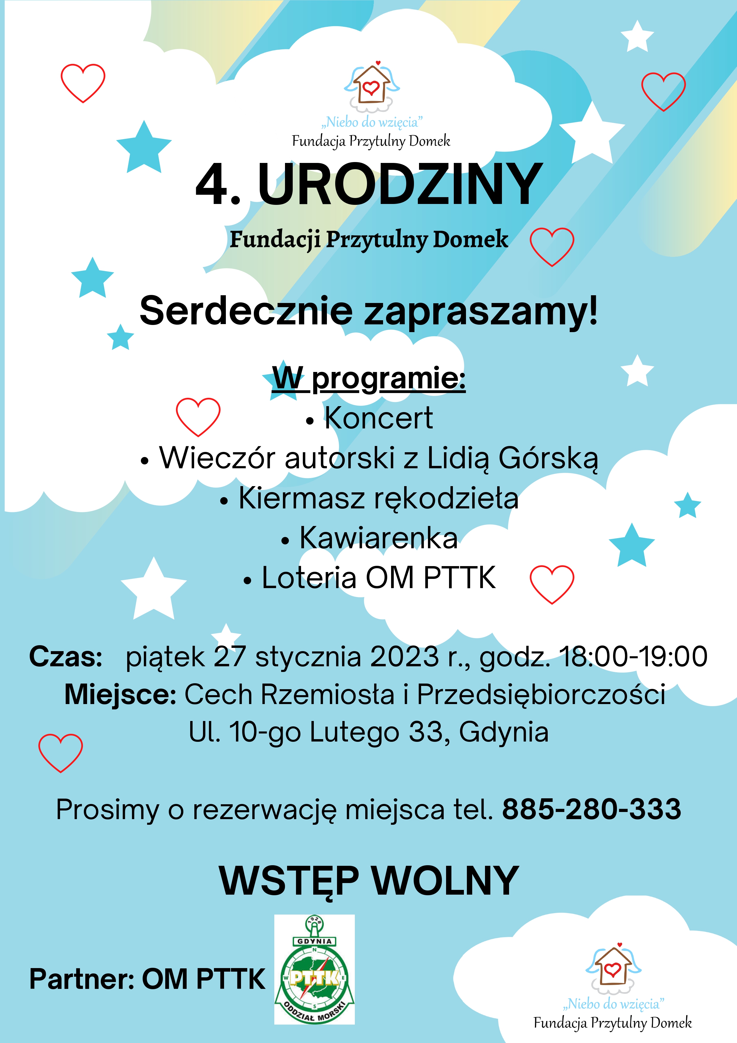 4 urodziny fundacji przytulny domek 2023